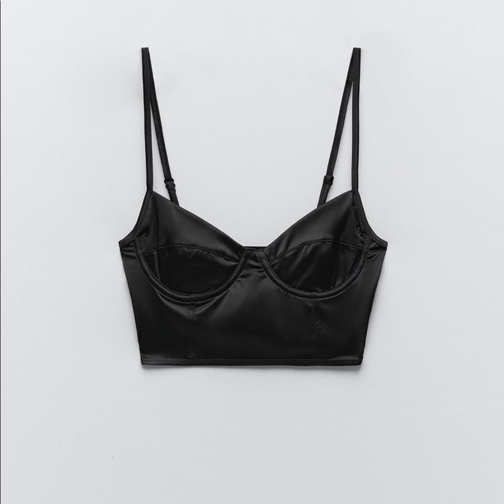 Zara bustier top